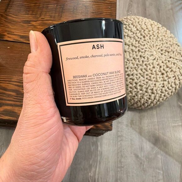 Boy Smells Candle Vessel Set Ash & Deeper Well Glass Jars Empty Reusable - Picture 2 of 9